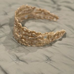 Cherry Chau made in France acetate headband with crystals